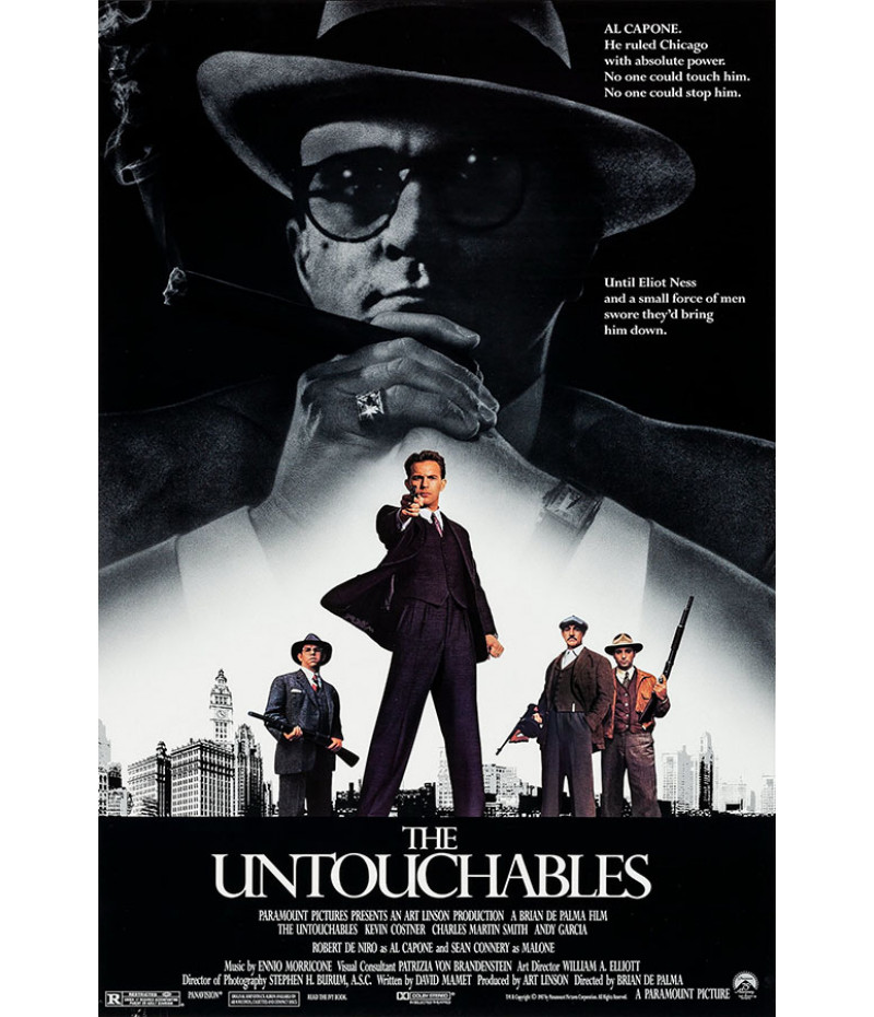 Poster  The Untouchables - Os Intocaveis - Filmes de Máfia
