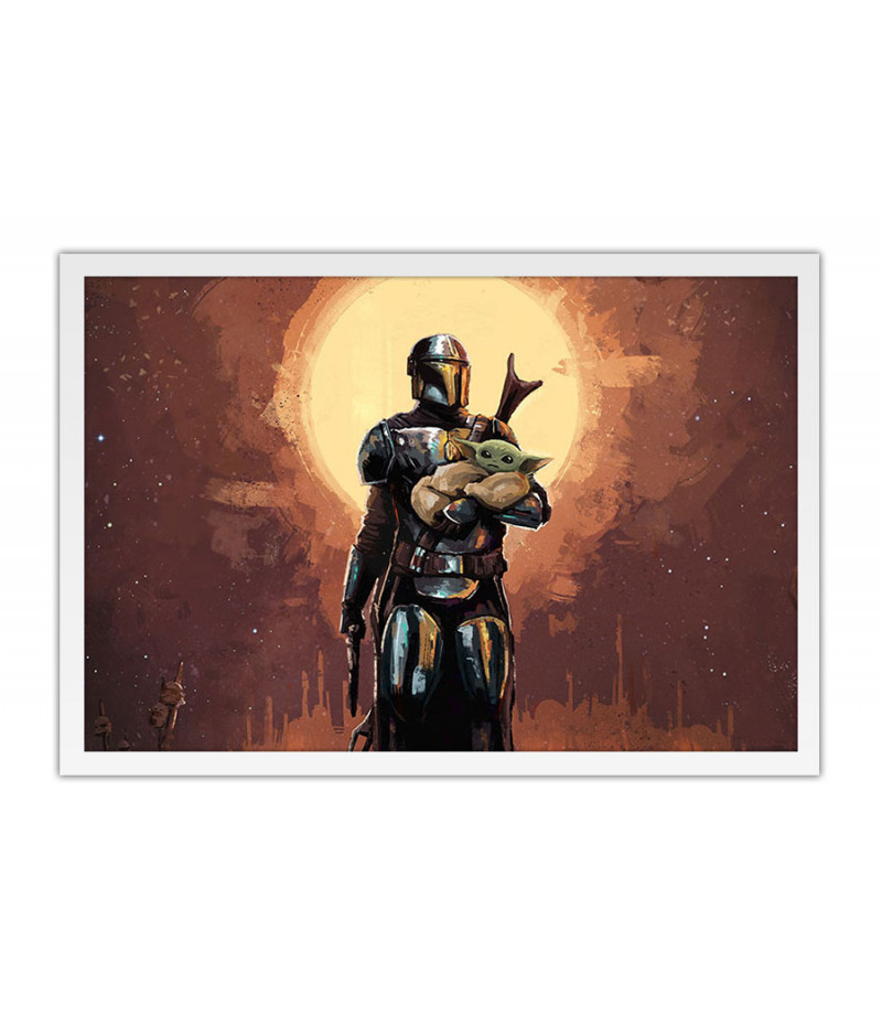 Poster The Mandalorian - Yoda - Séries