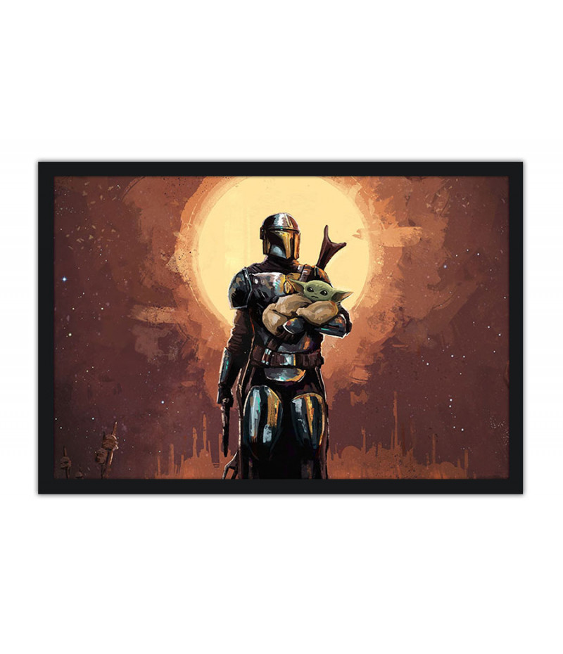 Poster The Mandalorian - Yoda - Séries