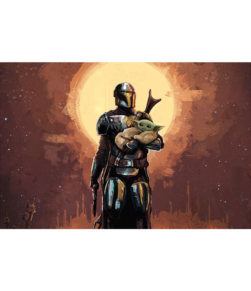 Poster The Mandalorian - Yoda - Séries
