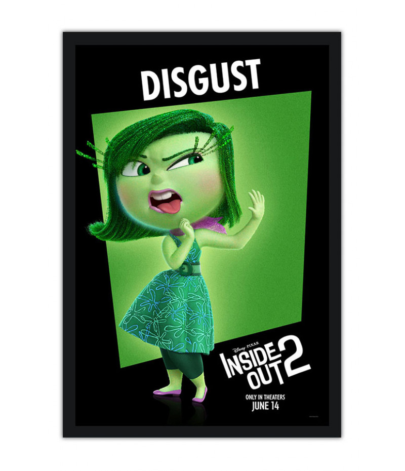 Poster Divertidamente 2 - Nojo - Inside Out 2 - Animação - Infantil - Filmes