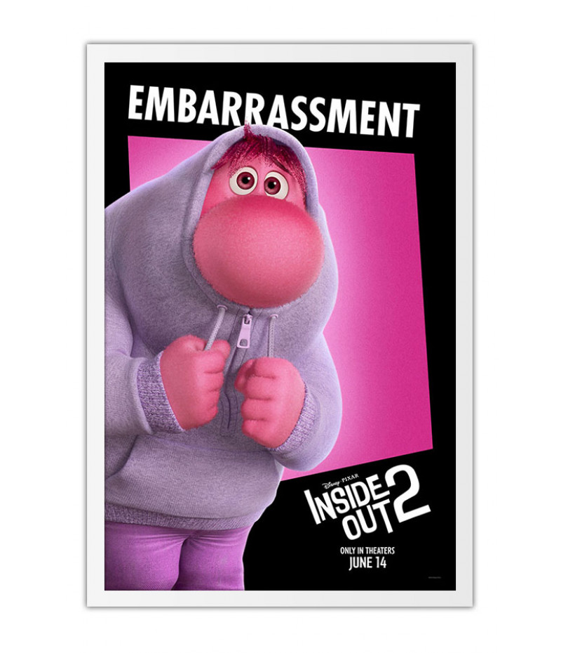 Poster Divertidamente 2 - Vergonha - Inside Out 2 - Animação - Infantil - Filmes
