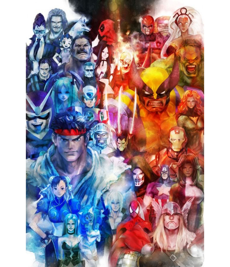 Poster Marvel Vs Capcom