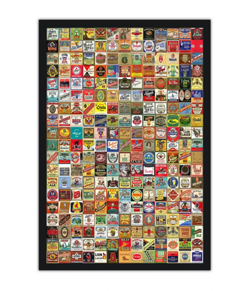 Poster Rótulos De Cerveja Labels