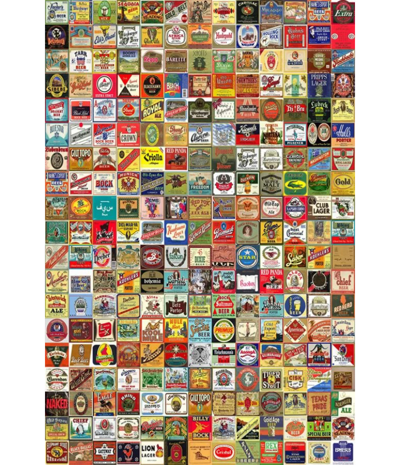 Poster Rótulos De Cerveja Labels