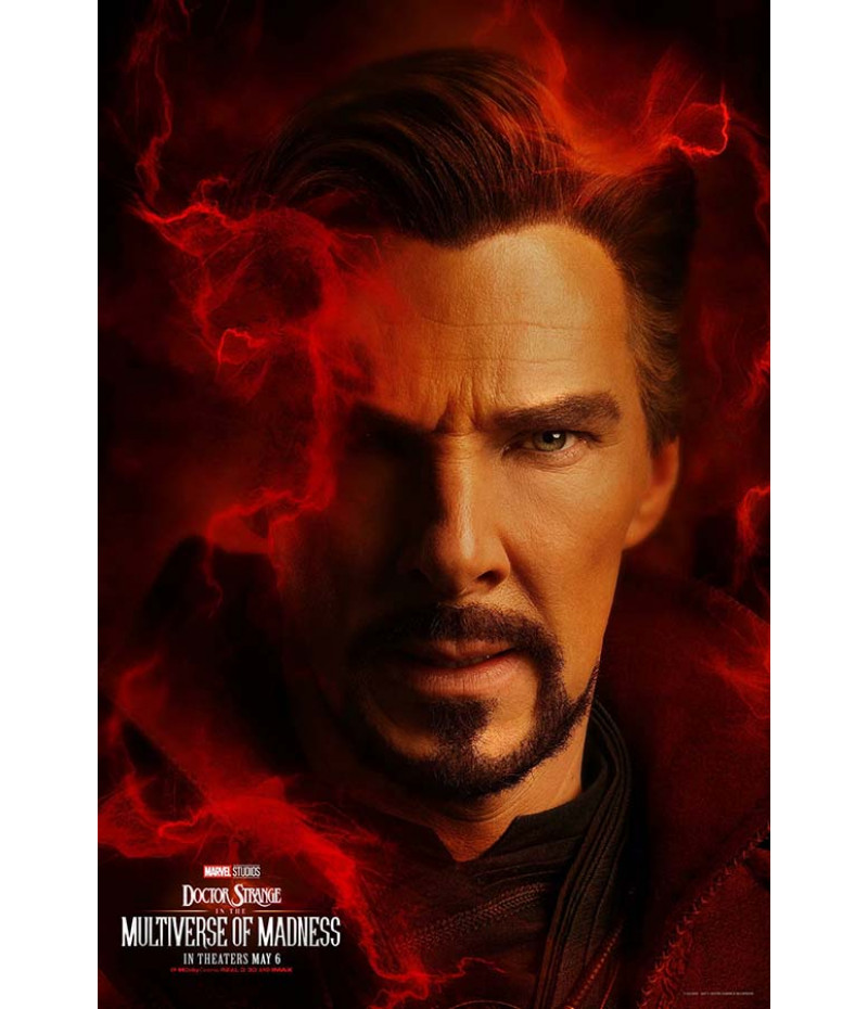 Poster Doctor Strange In The Multiverse Of Madness - Doutor Estranho No Multiverso da Loucura - Marvel -Filmes