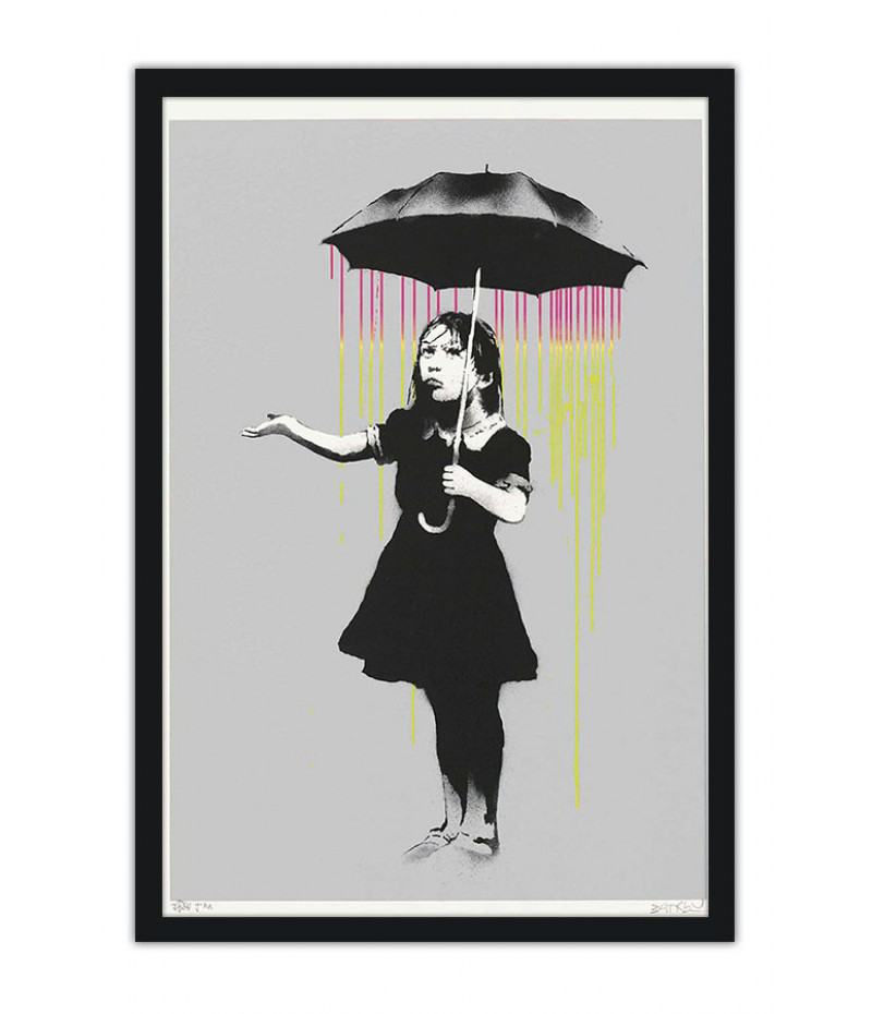 Poster Bansky - Grafite - Street Art