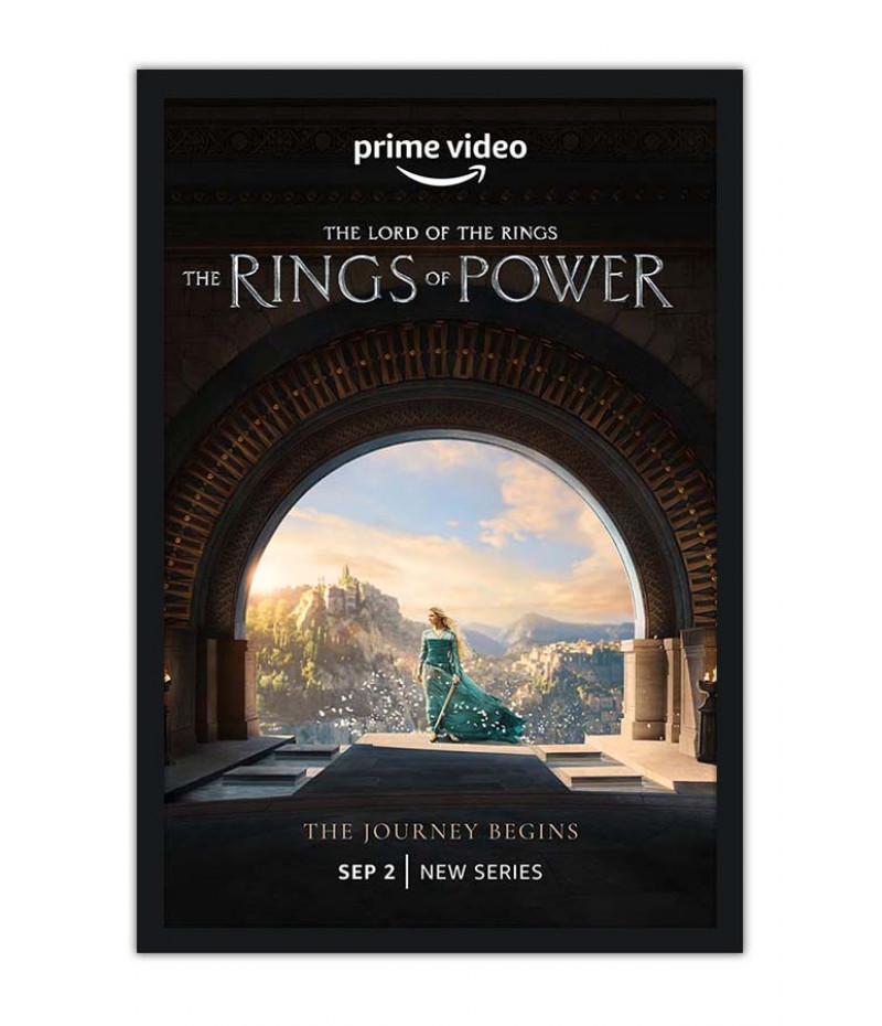 Poster Rings Of Power - Anéis de Poder - Lord Of The Rings - O Senhor dos Anéis - Séries