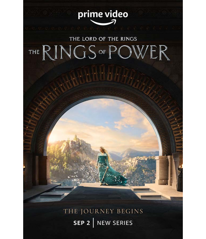 Poster Rings Of Power - Anéis de Poder - Lord Of The Rings - O Senhor dos Anéis - Séries