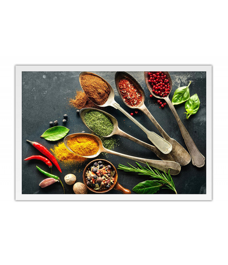 Poster Temperos - Cozinha - Chef - Comida - Culinária