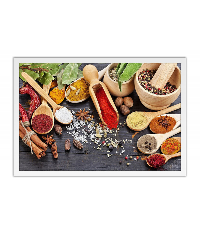 Poster Temperos - Cozinha - Chef - Comida - Culinária
