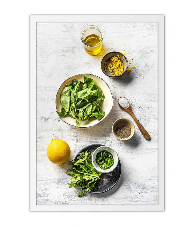 Poster Temperos - Cozinha - Chef - Comida - Culinária