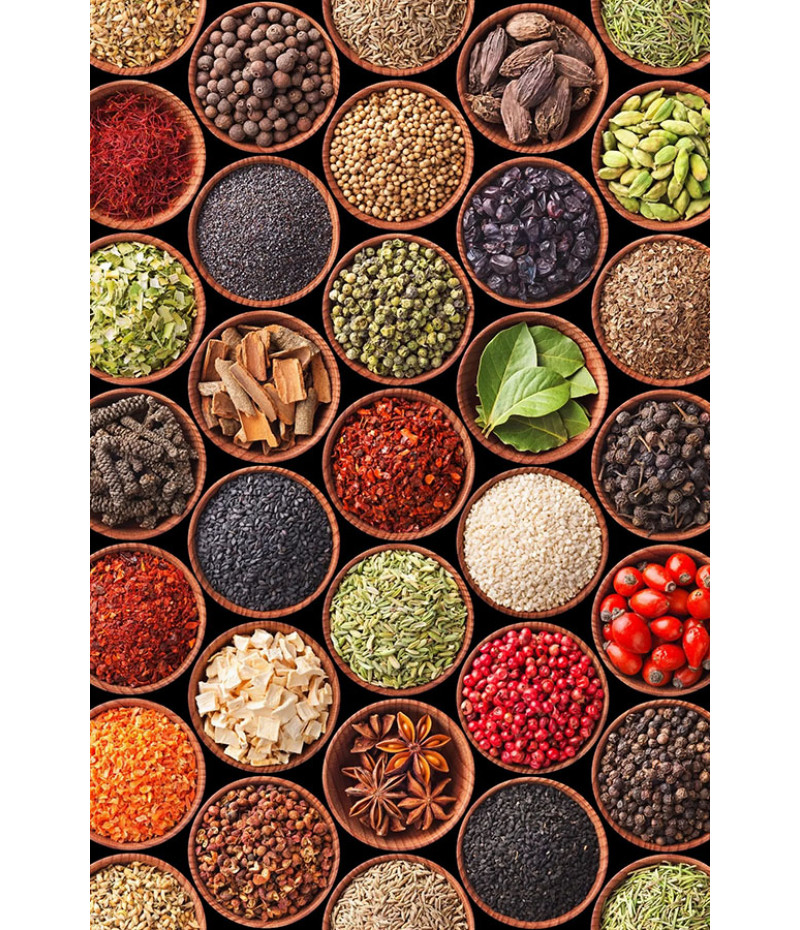 Poster Temperos - Cozinha - Chef - Comida - Culinária