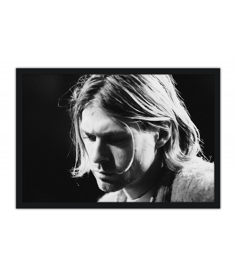 Poster Kurt Cobain - Nirvana - Bandas de Rock