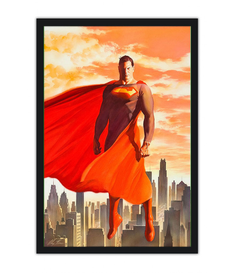 Poster Super Homem - Superman - Alex Ross - Comics - Quadrinhos - Hq
